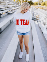 Adult Warm Knit Sweatshirt - Go Team Burnt Orange